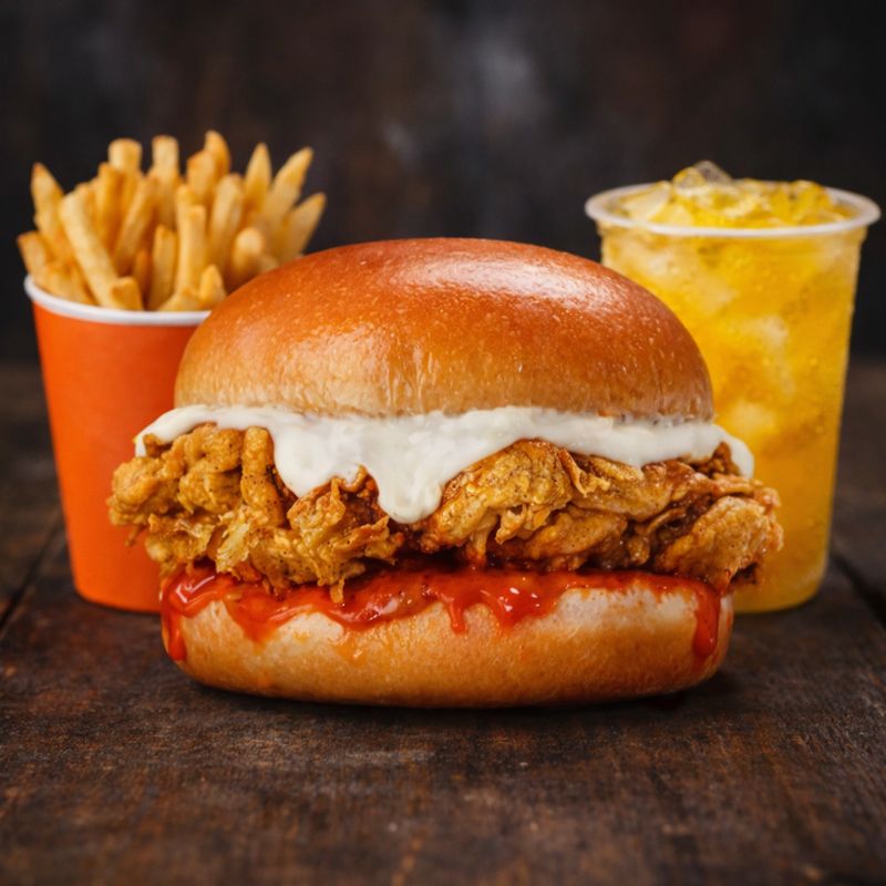 Chicken Burger Combo