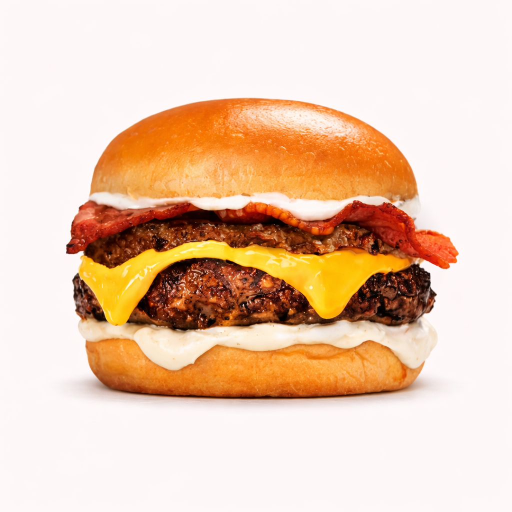 Double Beef Rasher Cheese Burger
