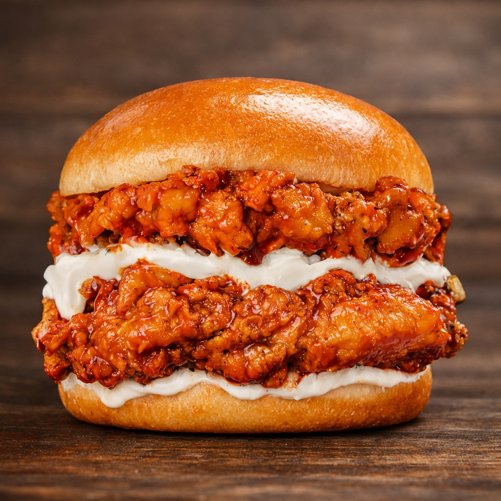 Double Chicken Burger