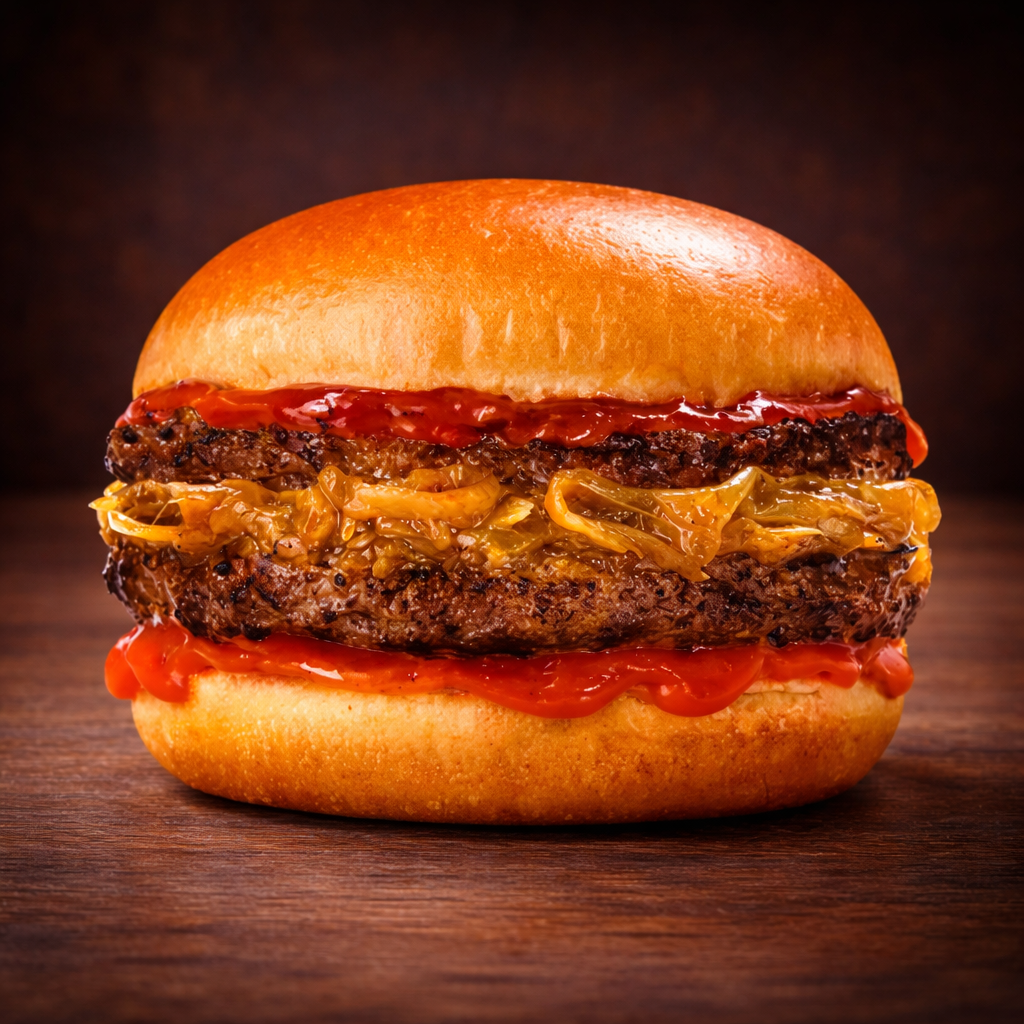 Double Flip Beef Burger