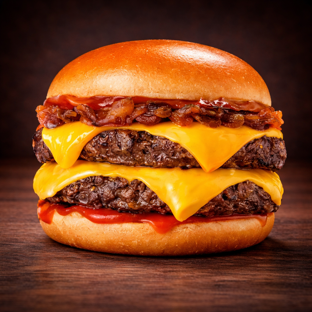 Double Flip Cheese Burger